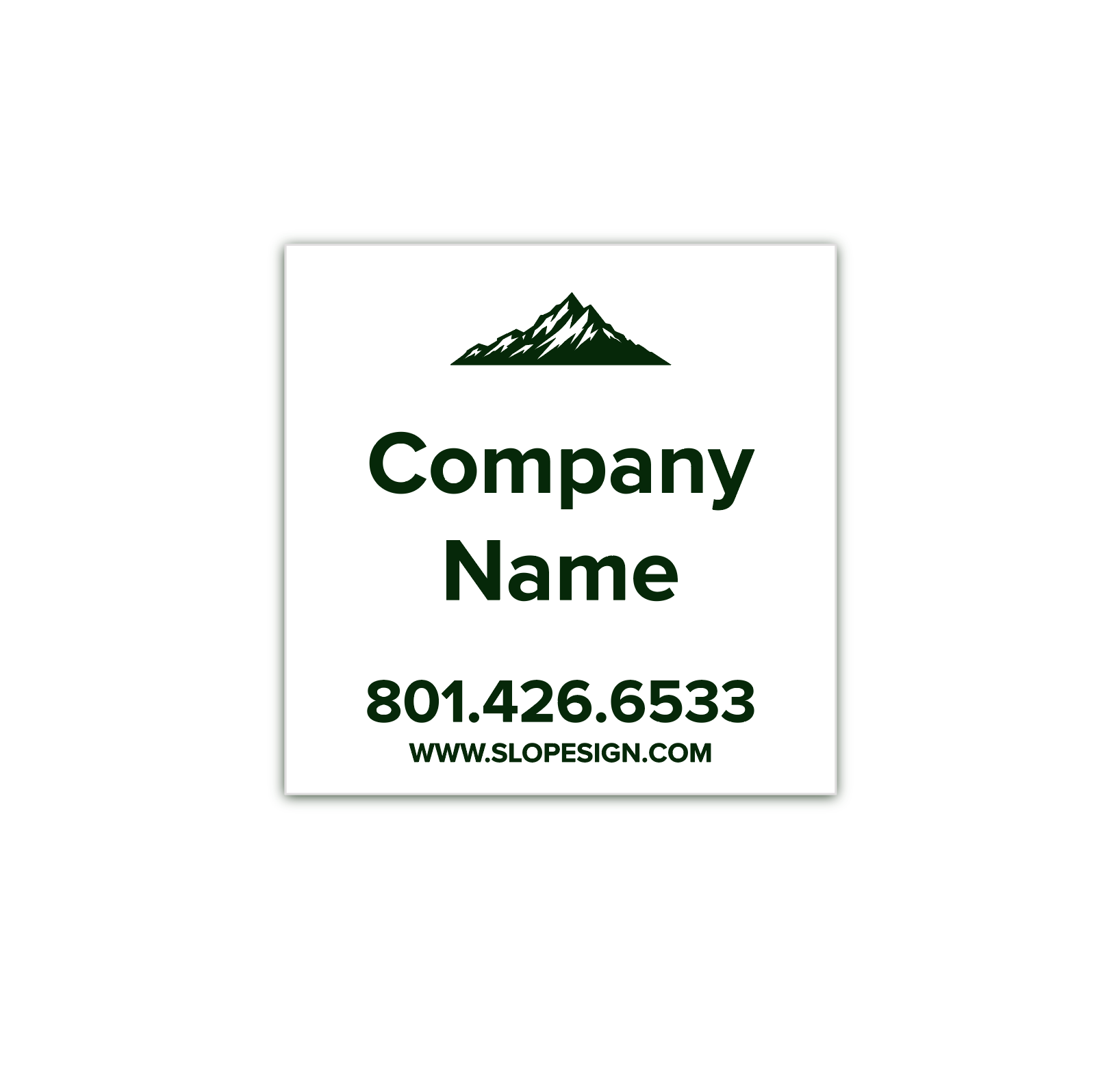 Project Site Signs – MaxMetal® Aluminum (Laminated)