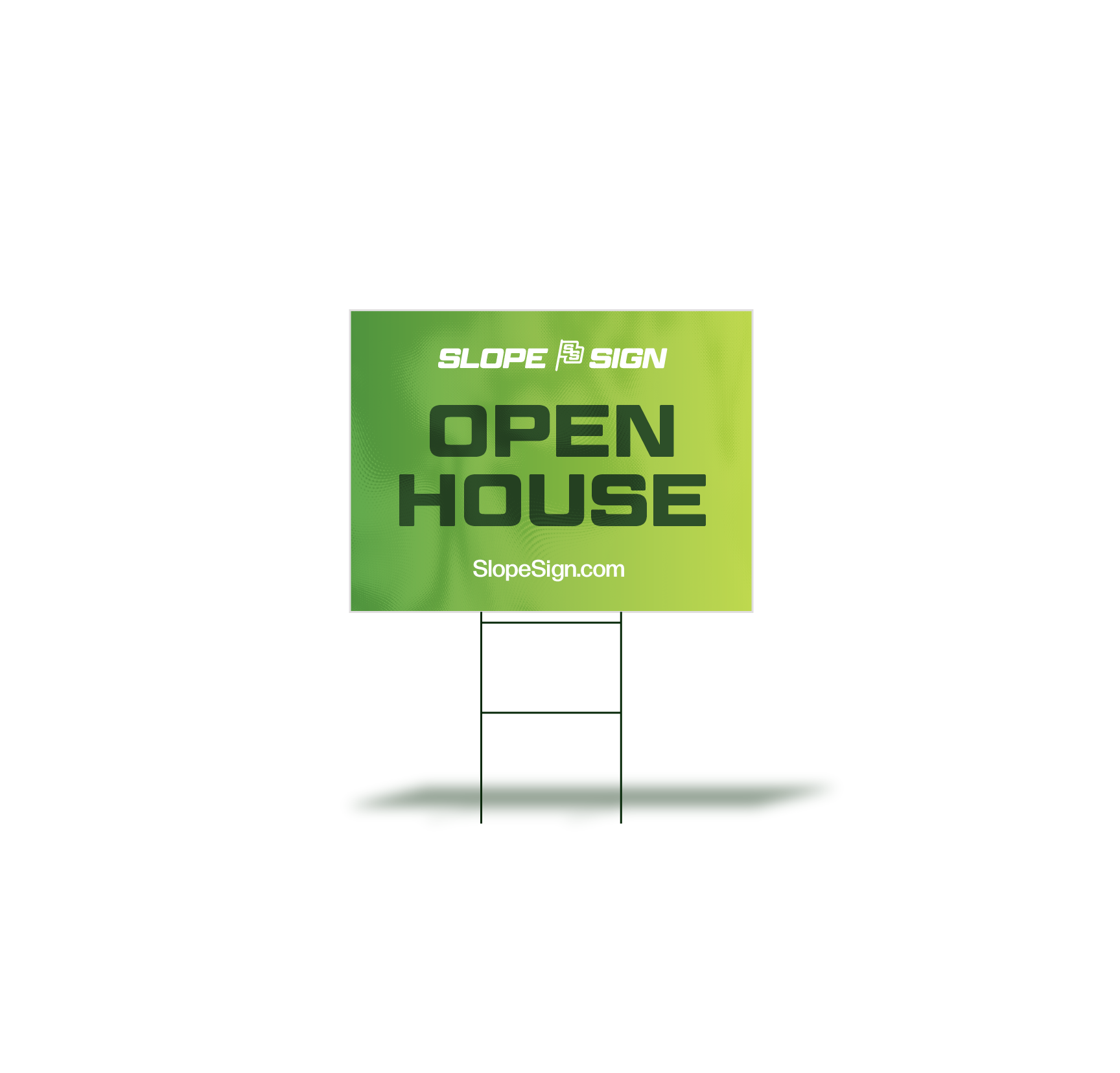 Open House Signs 18"x24" Double Sided, Includes Sign Stake