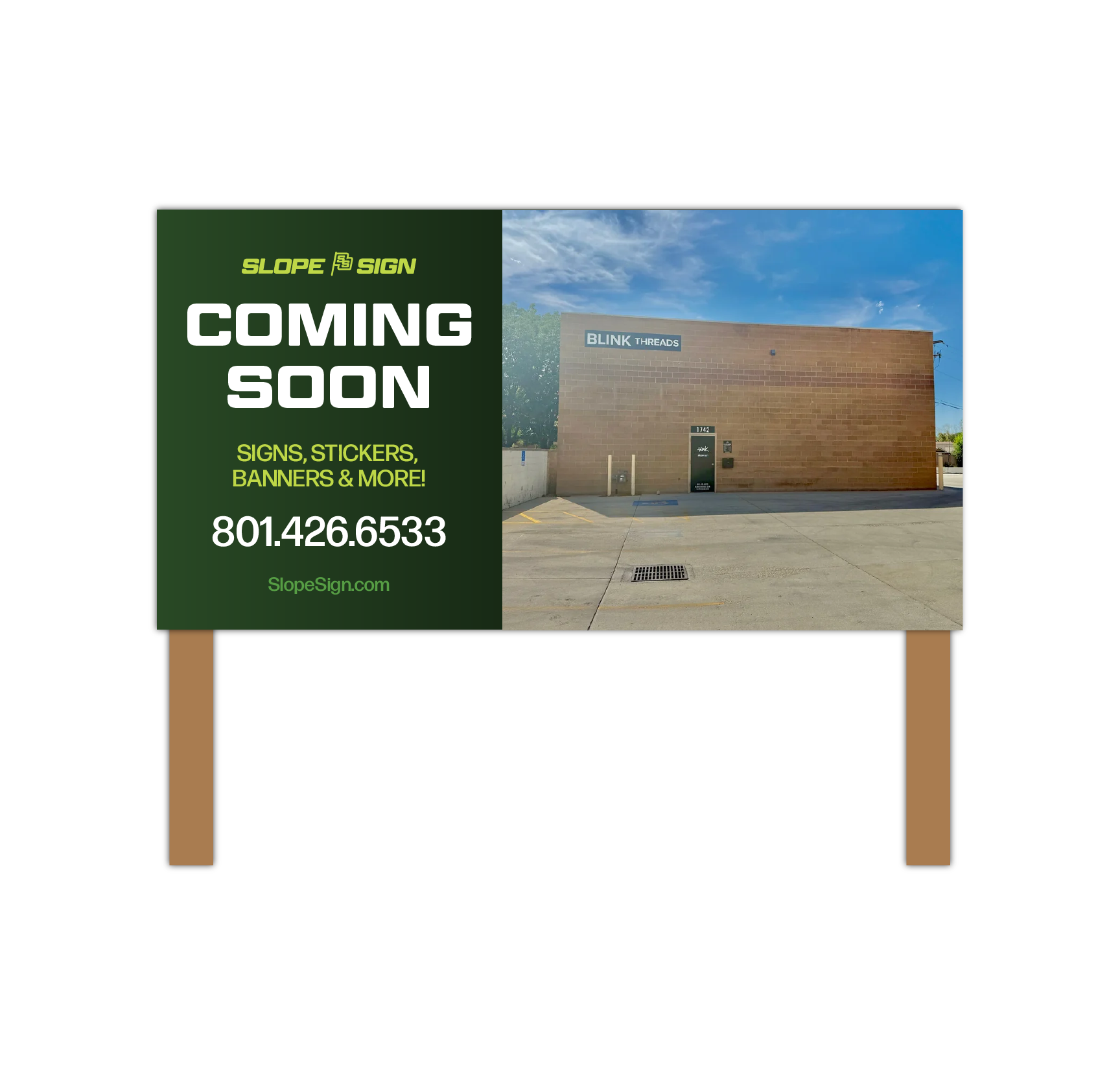 Project Site Signs – MaxMetal® Aluminum (Laminated)