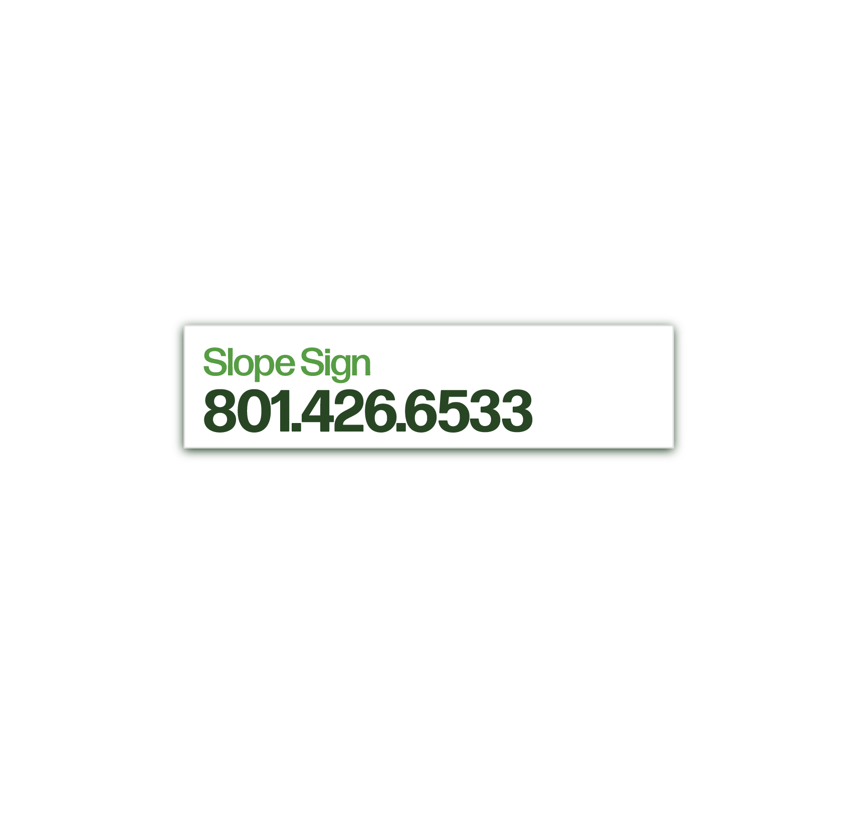 Custom Real Estate Agent Name Sign Rider – 6" x 24" Double-Sided